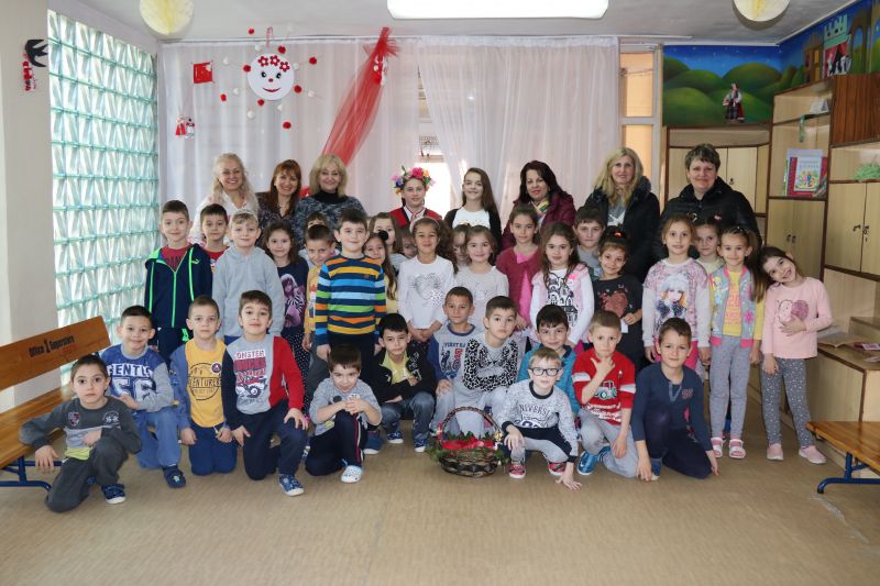 БАБА МАРТА В ДЕТСКАТА ГРАДИНА