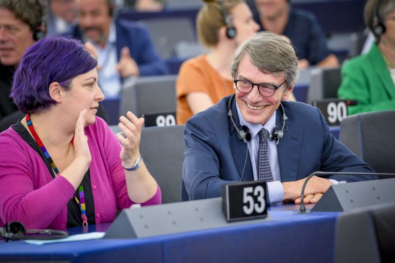 Давид Сасоли е избран за председател на Европейския парламент
