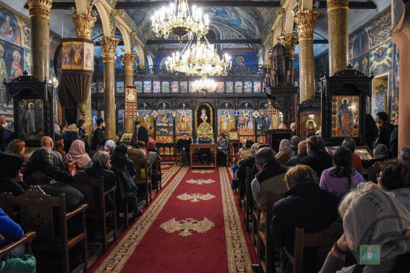 Посрещане мощите на свети Гавриил Ургебадзе в гр. Сливен