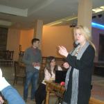 Viktorija Petlak- координатор на проекта, приветства участиниците