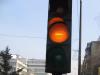 Светофарната уредба на Дамарски мост в Сливен ще свети с жълта мигаща светлина до отстраняване на повредата