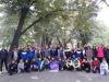 Готови за стартиране на занятието по обща физическа подготовка в Европейския ден на спорта