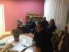Ръководството на „ВиК“ – Сливен на среща в кв. „Надежда“: управителят на дружеството  инж. Севдалин Рашев, началникът на дирекция „Инкасо“ Росен Станев, инкасаторът на квартала Асен Панайотов и началникът на район Сливен Милен Петков