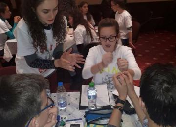 В разгара на състезанието