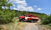 Пожаро-тактическо учение за действия при горски пожари край село Кортен