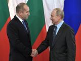 Президентът на РФ Владимир Путин и  президентът на РБ  Румен Радев