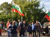 Протестиращите при сливенското село Крушаре 