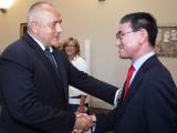  Борисов и министъра на външните работи на Япония Таро Коно