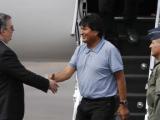 Боливийският президент Ево Моралес  кацна в столицата Мексико