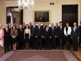 Президентът Румен Радев на работна среща с дипломатическите представители, членове на клуба на посланиците, говорещи български език /Прессекретариат на държавния глава 