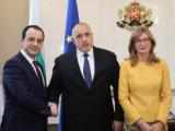  Бойко Борисов и Екатерина Захариева се срещнаха с първия дипломат на Кипър Никос Христодулидис Снимка: Правителствена пресслужба