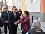 Кметът Стефан Радев днес посети поредния напълно завършен жилищен блок