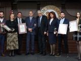 Румен Радев на церемонията по връчване на годишните награди за български производители „Златна мартеница“. 