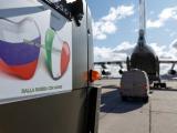 Самолет с руска помощ в Италия Снимка: МО на Русия