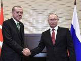 Президентът на Русия Владимир Путин и Реджеп Таийп Ердоган