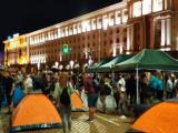 Протестът -58 ден  Изграждане на нов палатков лагер на бул. "Цар Освободител"