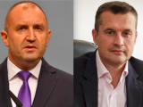 Президентът Румен Радев и Калоян Методиев 