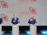  Премиерите на Словакия Игор Матович, на Полша Матеуш Моравецки, на Унгария Виктор Орбан и на Чехия Андрей Бабиш (отляво надясно) - Брюксел, 24 септември 2020