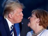  Доналд Тръмп и Ангела Меркел