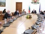 Работно съвещание, свикано от министър-председателя Бойко Борисо, в което участваха членове на правителството и представители на Националния оперативен щаб