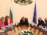 Бойко Борисов по време на днешното работно съвещание с министри от кабинета