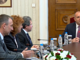 Президентът Румен Радев проведе консултации с представители на "Има такъв народ"