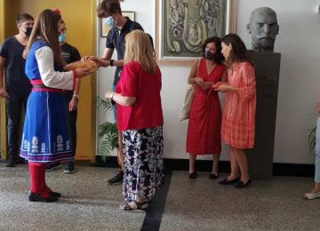 Посрещане на доброволци