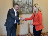 Кметът Стефан Радев се срещна с Кристина де Бройн – представител на УНИЦЕФ в България