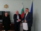 Областният управител Минчо Афузов се срещна с председателя на Тараклия Иван Паслар