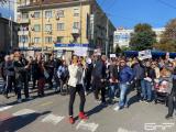 Протестът срещу мерките в Бургас