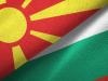 North Macedonia and Bulgaria flag
