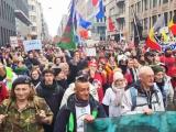 Протест срещу Covid сертификатите в Брюксел