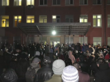 Протест пред Спешното отделение във Враца
