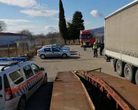 68 товарни автомобили над 12 тона са проверени за 2 часа при широкообхватен контрол в Сливен