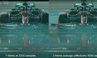 Mercedes-AMG F1 W12 AMD Radeon PRO + Blender animation denoising
