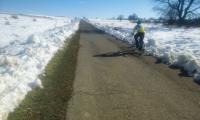 Въпреки падналия преди дни обилен сняг, пътищата в съботния ден бяха проходими и предимно сухи