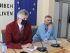 Председателят на епизоотичната комисия - областният управител В. Вълчев и директорът на ОДБХ д-р Димо Кондев