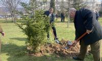 ЮИДП ДП гр.Сливен и Технически университет – София залесиха дръвчета за Седмица на гората 2022 г.