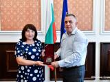 Кметът Стефан Радев връчи наградата „Аргира Жечкова“ на тазгодишния носител – Наташа Иванова 