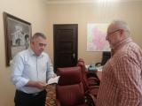 Кметът Стефан Радев се срещна днес с  Кин Стоянов