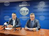 Пресконференция на областния управител Минчо Афузов и неговия заместник Антоний Андонов 