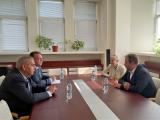 Ръководството на Областна администрация се срещна с ръководителя на Бюрото на Европейския парламент в България 