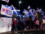В 15 шотландски градове бяха организирани митинги в подкрепа на независимостта на Шотландия