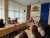 по време на срещата с учениците от ПГИ