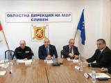 Областният управител Минчо Афузов бе гост на работна среща за представяне годишния анализ за дейността на Областната дирекция на МВР в Сливен.