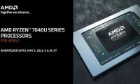AMD обяви Ryzen 7040U серия процесори за ултрамобилни ноутбуци