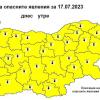 Времето за 17.07.2023 г.
