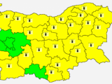 Жълт код за високи температури е обявен за по-голямата част от България за 23 август