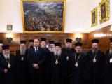 Президентът Радев се срещна със Светия Синод на Българската православна църква Снимка: БТА