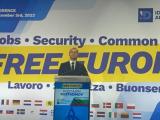 Костадин Костадинов във Флоренция на общата среща на председателите на партиите от "Идентичност и демокрация